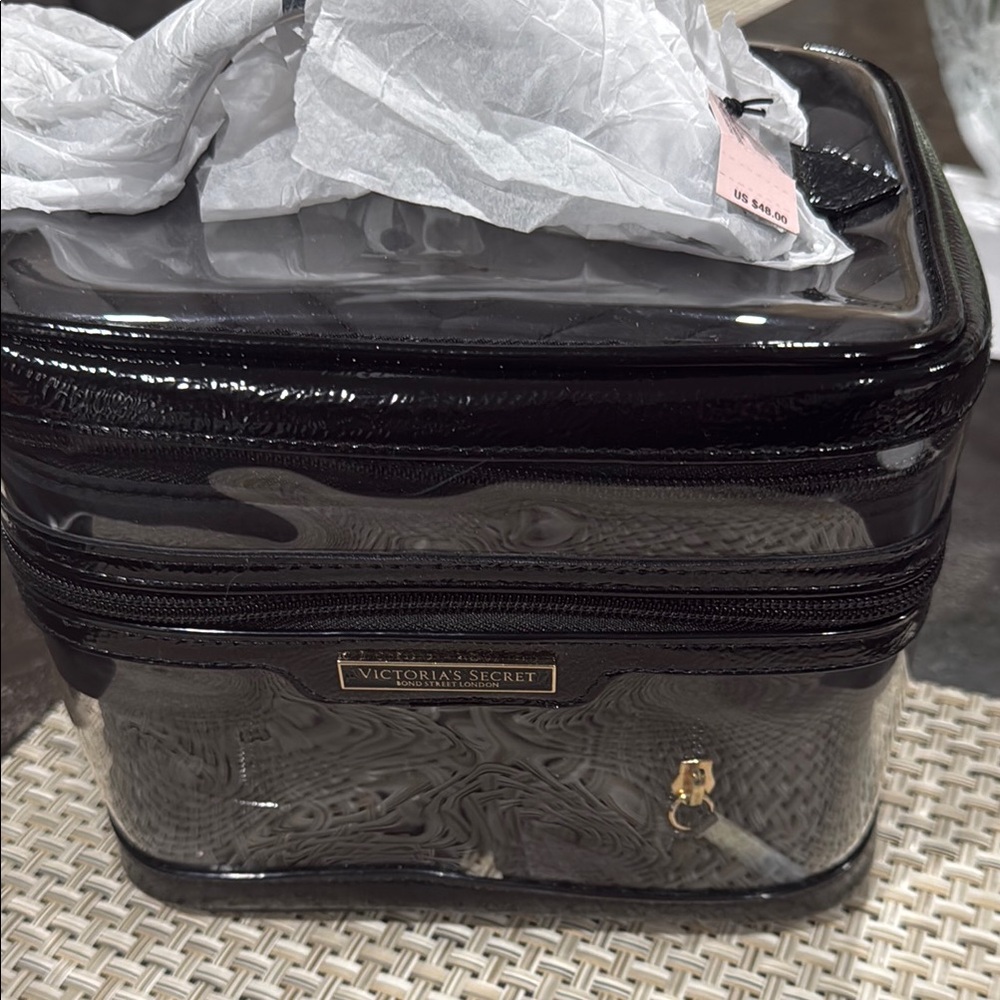 Victoria's Secret Black Cosmetic Bag